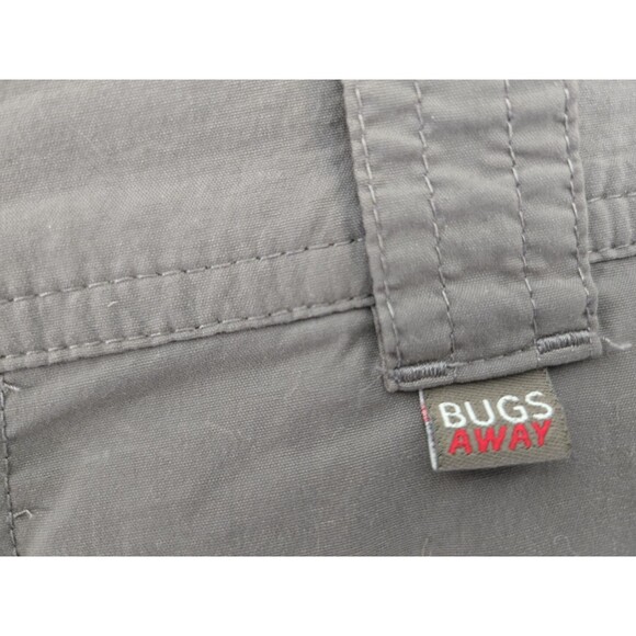 ExOfficio Pants Mens 34 Insect Shield Convertible Hiking Charcoal Outdoors - Picture 3 of 8